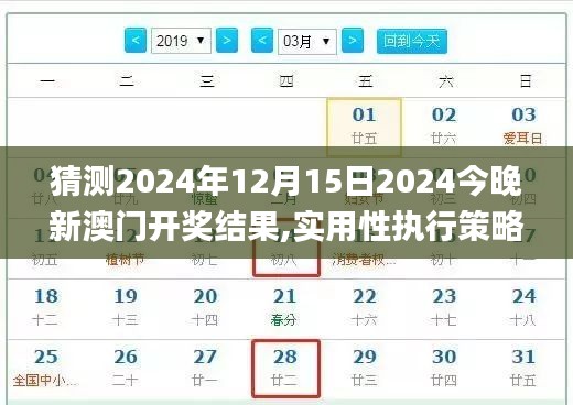 猜測2024年12月15日2024今晚新澳門開獎(jiǎng)結(jié)果,實(shí)用性執(zhí)行策略講解_免費(fèi)版16.825