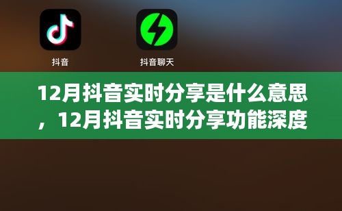 12月抖音實時分享功能詳解，特性、體驗、對比及用戶群體分析
