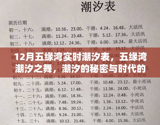 五緣灣潮汐秘密大揭秘，潮汐表實時更新，感受時代印記的舞蹈