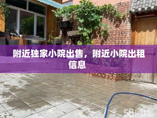 附近獨(dú)家小院出售，附近小院出租信息 