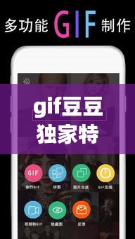 gif豆豆獨(dú)家特色功能，gif豆豆怎么添加字體 