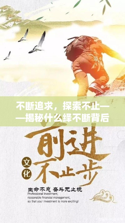 不斷追求，探索不止——揭秘什么繹不斷背后的進(jìn)步力量