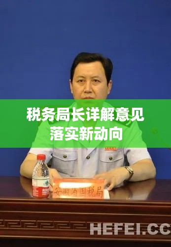 稅務局長詳解意見落實新動向