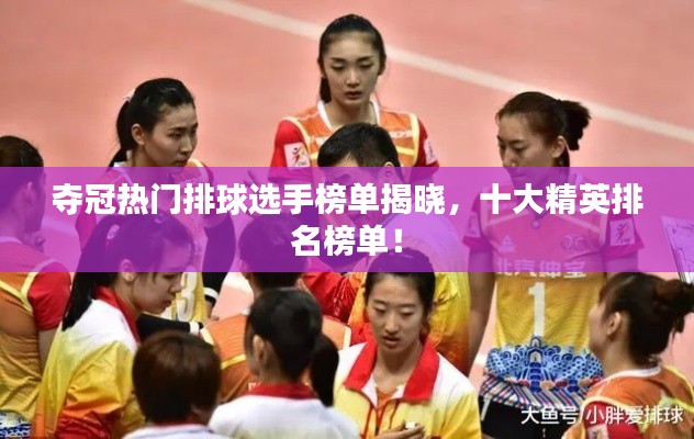 奪冠熱門排球選手榜單揭曉，十大精英排名榜單！