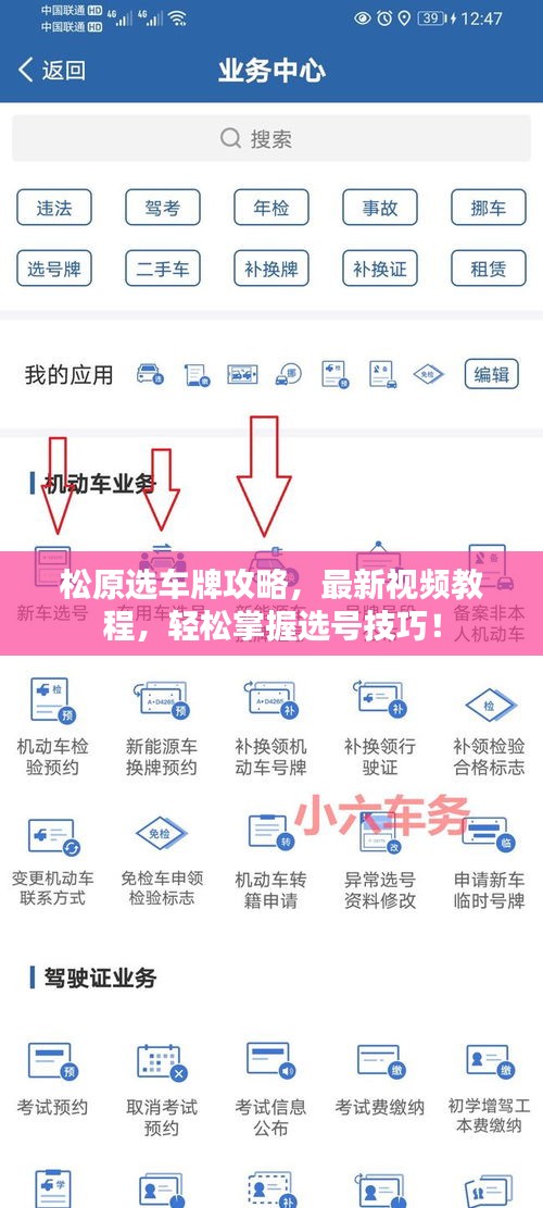 松原選車牌攻略，最新視頻教程，輕松掌握選號(hào)技巧！