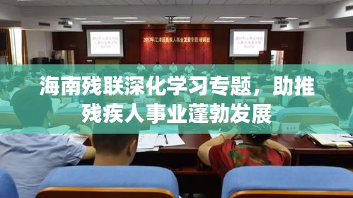 海南殘聯(lián)深化學(xué)習(xí)專題，助推殘疾人事業(yè)蓬勃發(fā)展