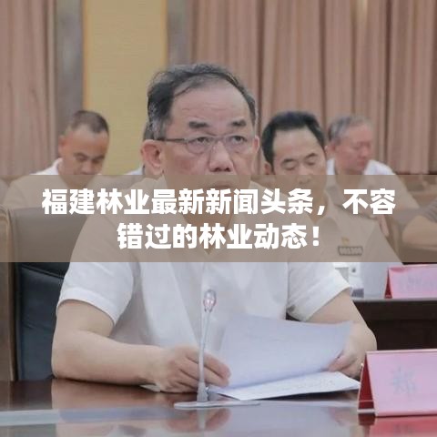 福建林業(yè)最新新聞?lì)^條，不容錯(cuò)過的林業(yè)動(dòng)態(tài)！