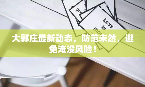 大郭莊最新動(dòng)態(tài)，防范未然，避免淹沒風(fēng)險(xiǎn)！