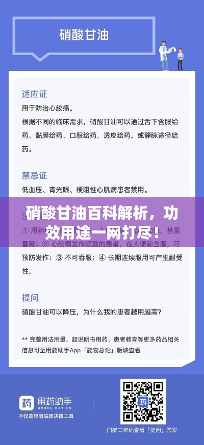 硝酸甘油百科解析，功效用途一網(wǎng)打盡！
