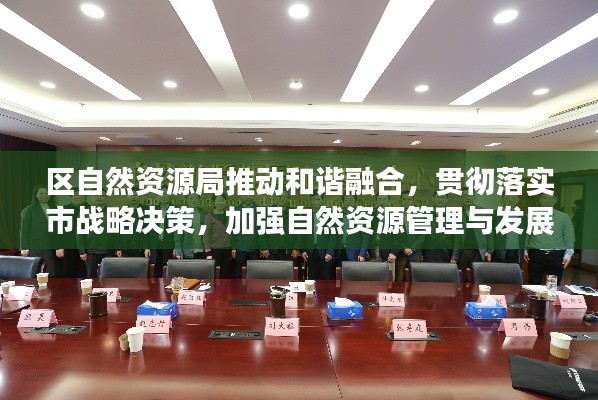 區(qū)自然資源局推動(dòng)和諧融合，貫徹落實(shí)市戰(zhàn)略決策，加強(qiáng)自然資源管理與發(fā)展
