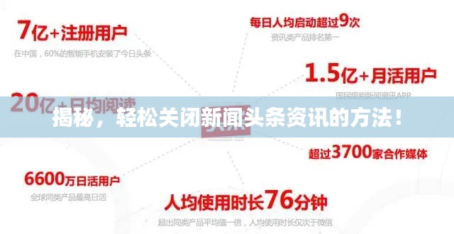 揭秘，輕松關(guān)閉新聞?lì)^條資訊的方法！